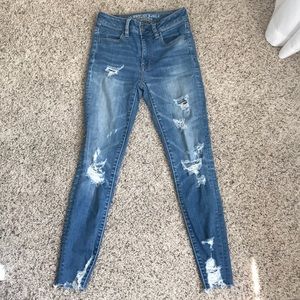 AEO Skinny Ripped Jeans